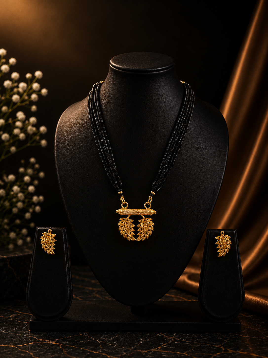 24k gold dust plated Necklace