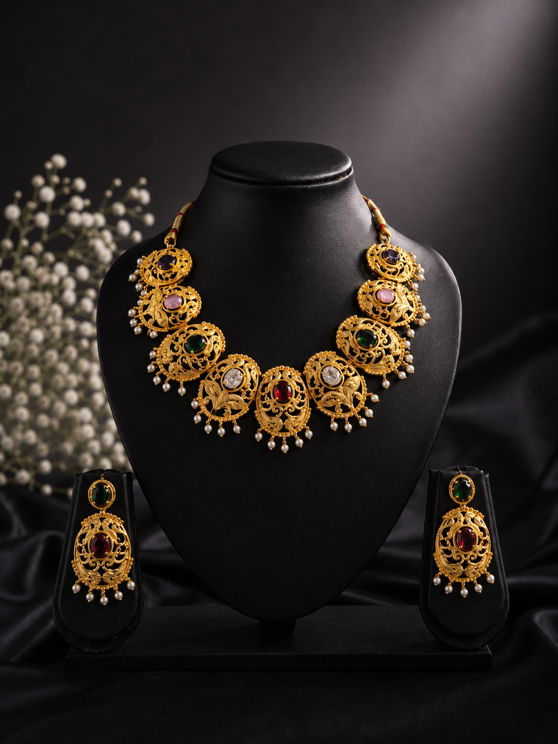 24k gold dust plated Necklace