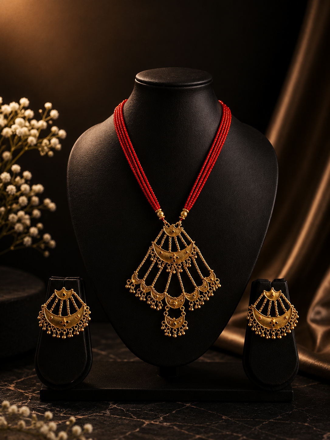 24k gold dust plated Necklace