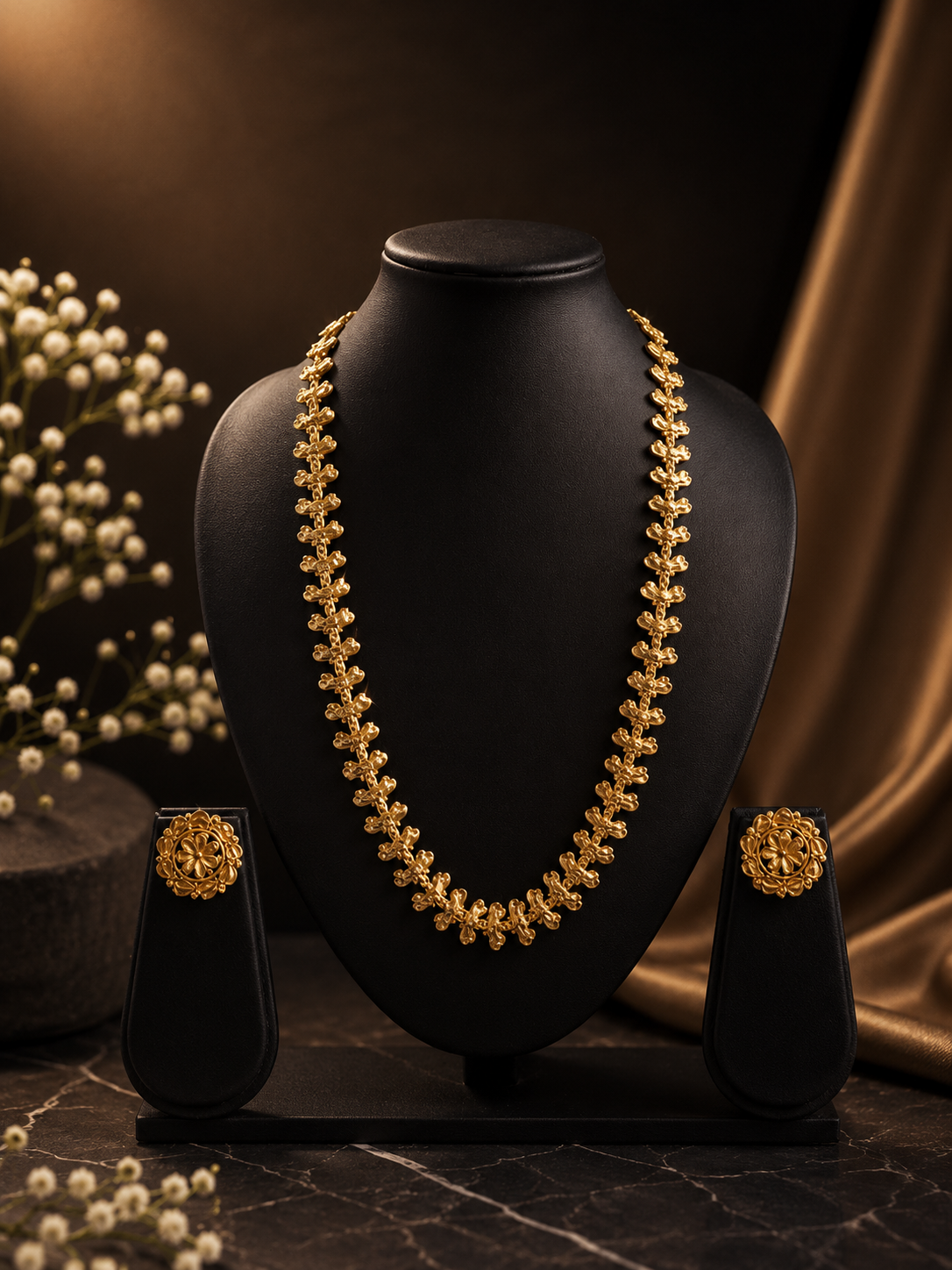 24k gold dust plated Necklace