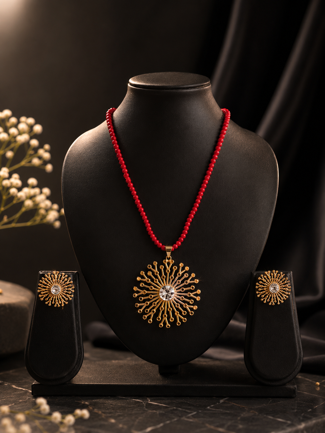 24k gold dust plated Necklace