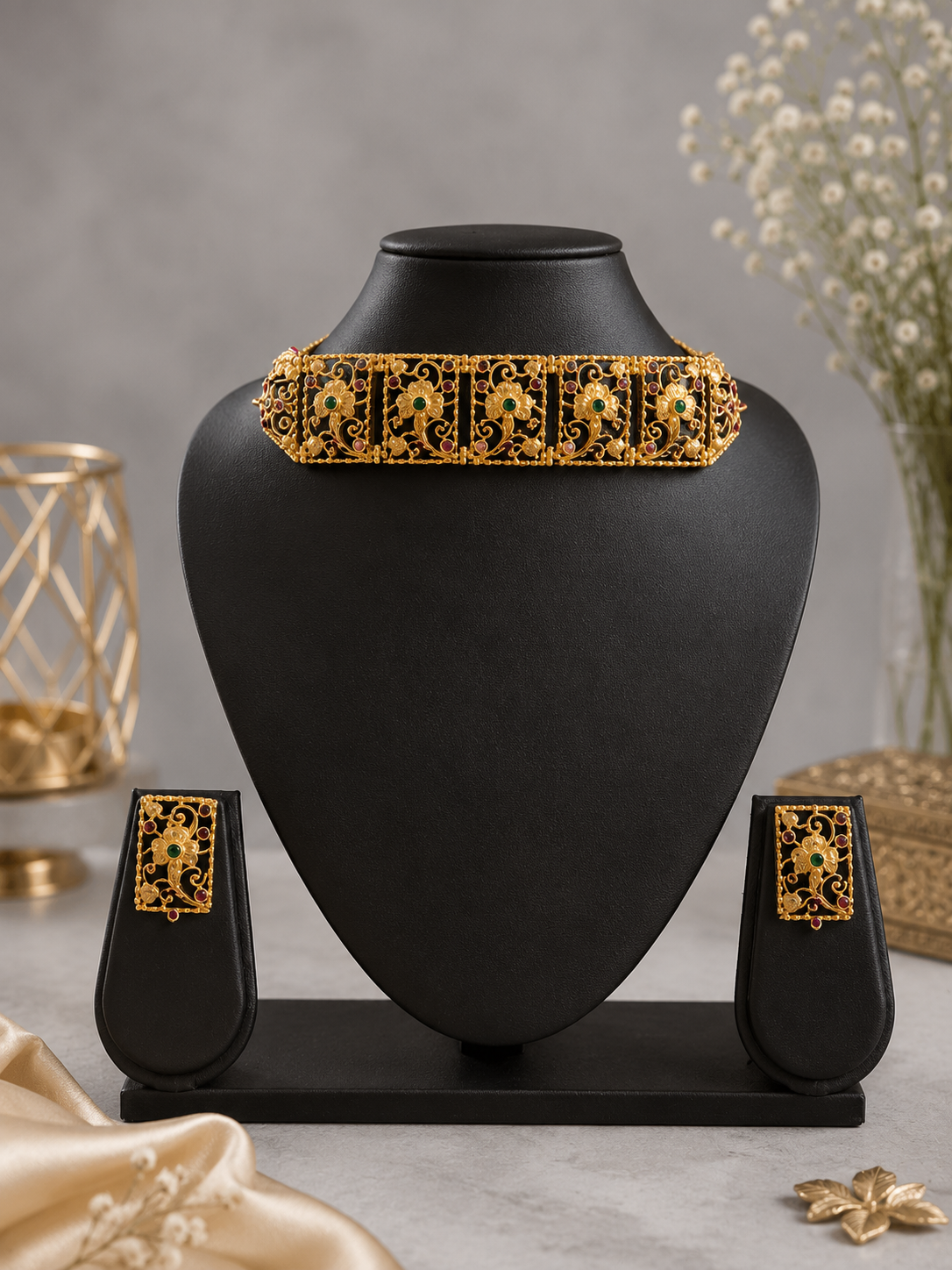 24k gold dust plated Necklace