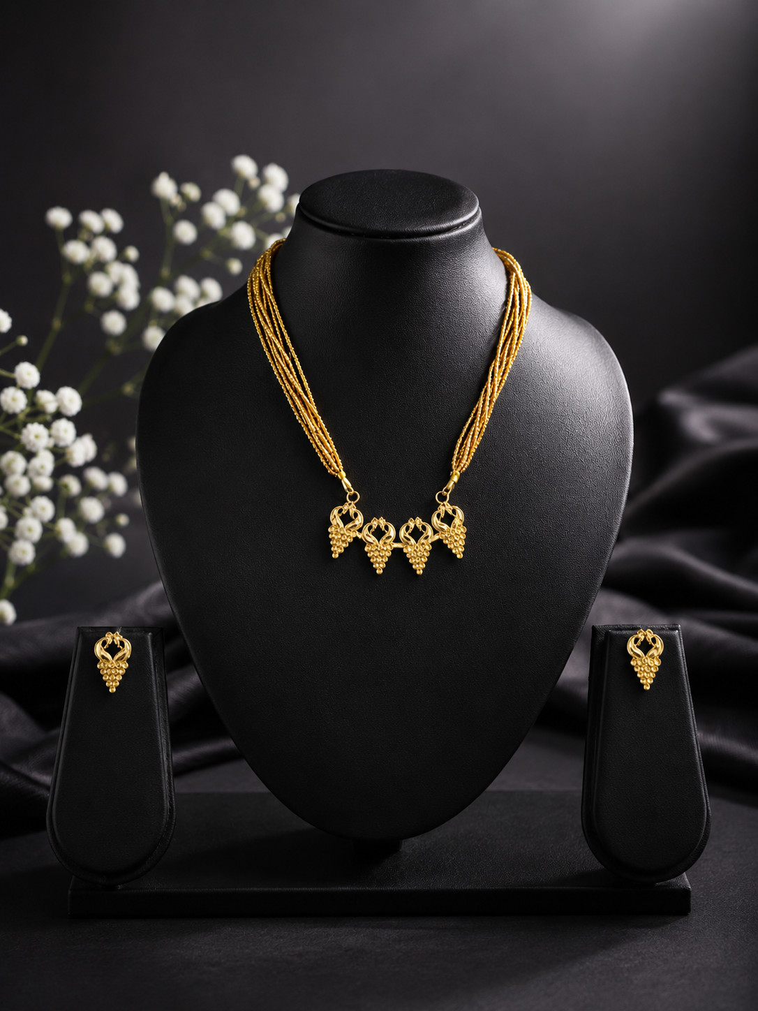 24k gold dust plated Necklace