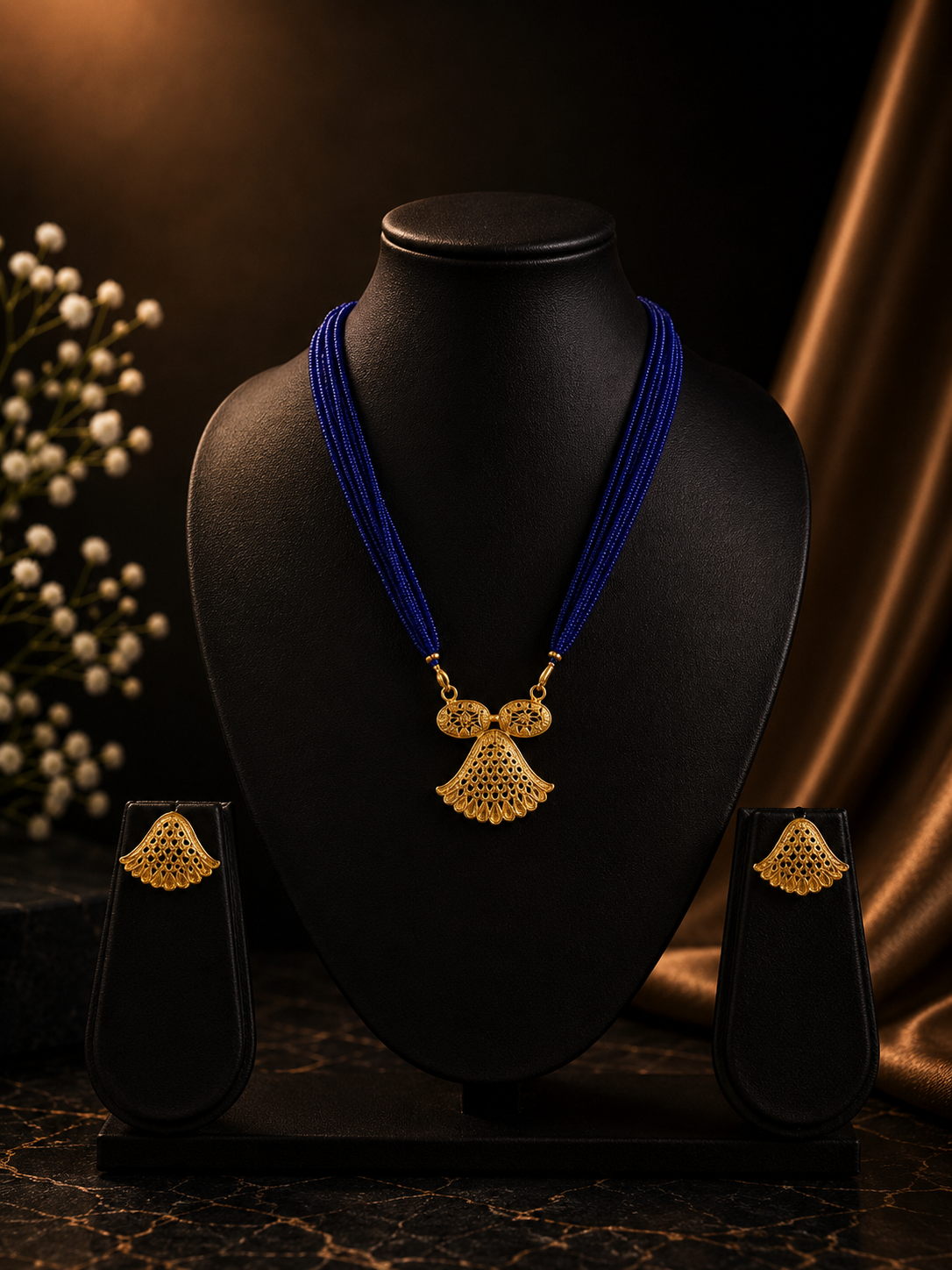 24k gold dust plated Necklace