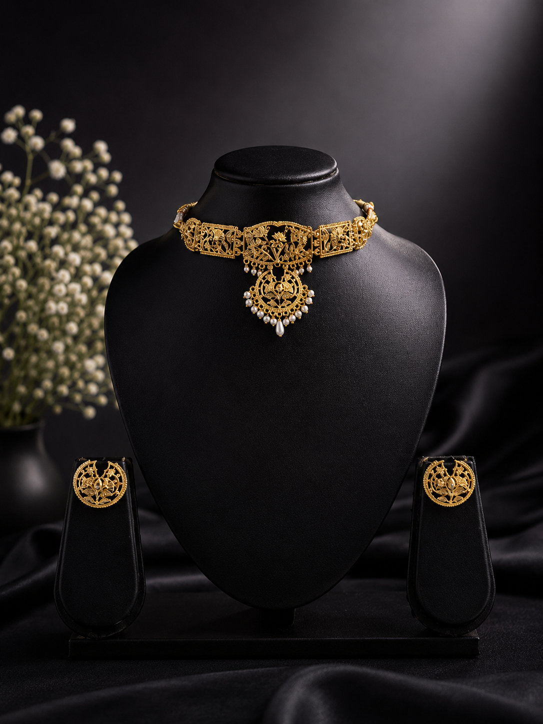 24k gold dust plated Necklace